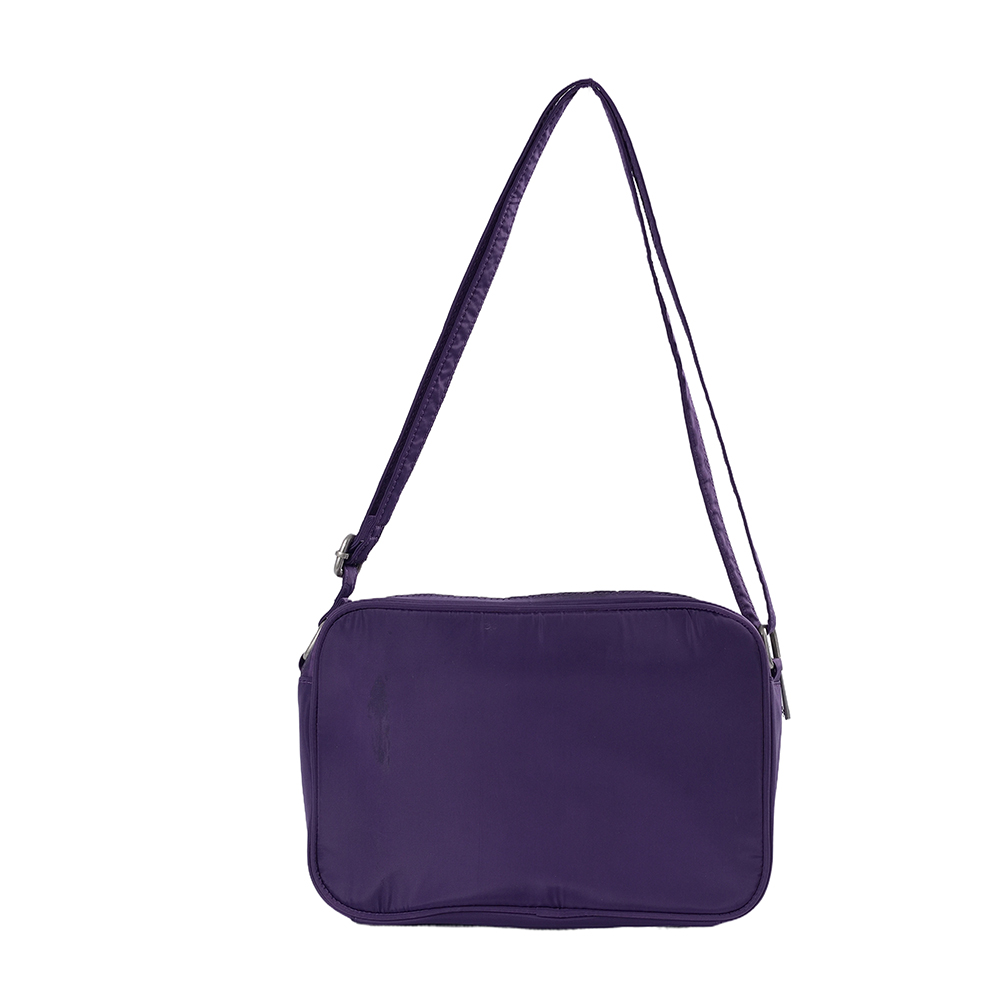 tehdas mukautettu suunnittelu säädettävä hihna unsex crossbody laukku neliön muotoinen metalli tarvikkeet koristelu